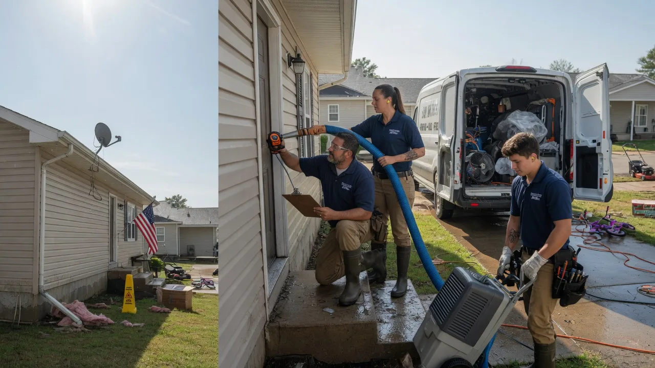 Ceiling Water Damage Restoration in Ottosen, IA near me