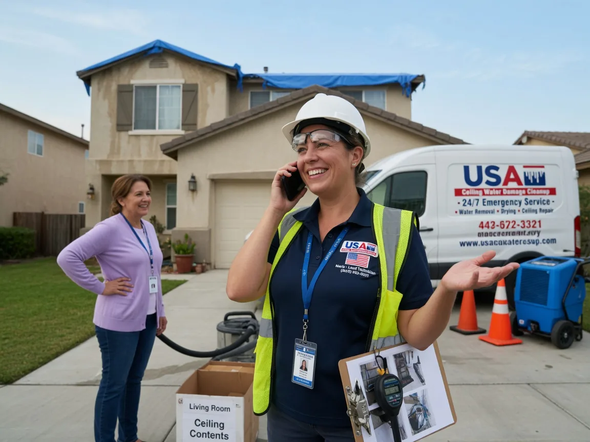 Ceiling Water Damage Restoration Ottosen, IA FAQs